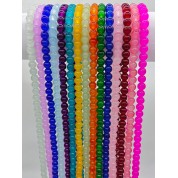 Colorful 8mm Crystal Glass Spacer Beads