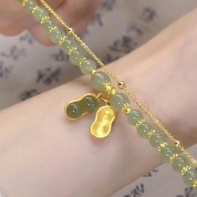 Elegant Peanuts Shaped Double Layer Bracelet