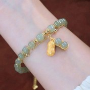 Elegant Peanuts Shaped Double Layer Bracelet