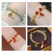 Elegant Peanuts Shaped Double Layer Bracelet