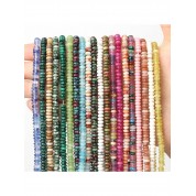 Multicolor Natural Stone Spacer Beads For Diy Jewelry