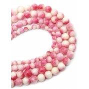 Genuine Natural Peach Jade Beads For Jewelry Making