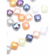 Four Leaf Clover Crystal Glass Beads