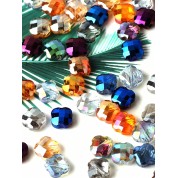 Four Leaf Clover Crystal Glass Beads