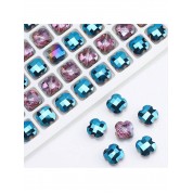 Four Leaf Clover Crystal Glass Beads