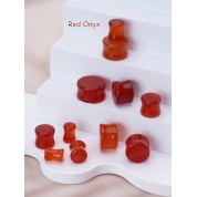 Natural Mixed Stone Ear Plugs Set