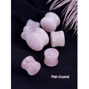 Natural Mixed Stone Ear Plugs Set