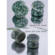 Natural Mixed Stone Ear Plugs Set