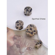 Natural Mixed Stone Ear Plugs Set