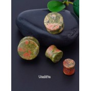 Natural Mixed Stone Ear Plugs Set