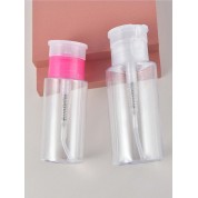 Versatile 100ml Pink Press Bottle For Travel