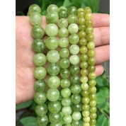 Olive Green Natural Stone Beads For Diy Jewelry