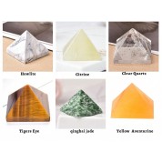 Natural Fluorite Crystal Pyramid For Healing