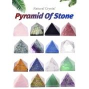 Natural Fluorite Crystal Pyramid For Healing