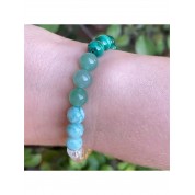 Versatile Green Peacock Jade Stone Bracelet