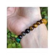 Versatile Green Peacock Jade Bracelet