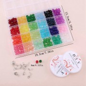 Versatile 8mm Glass Beads Jewelry Making Kit