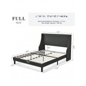 Modern Upholstered Platform Bed Frame