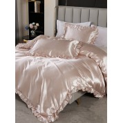 Luxurious Jade Satin Bedding Set