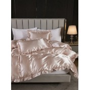 Luxurious Jade Satin Bedding Set