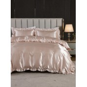 Luxurious Jade Satin Bedding Set