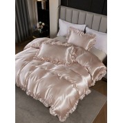 Luxurious Jade Satin Bedding Set