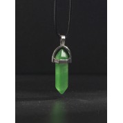 Hexagonal Gemstone Chakra Pendant Necklace