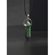 Hexagonal Gemstone Chakra Pendant Necklace