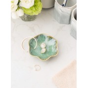 Lotus Shaped Ceramic Jewelry Storage Tray