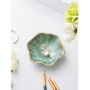 Lotus Shaped Ceramic Jewelry Storage Tray