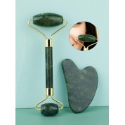 Double Ended Jade Roller & Gua Sha Set