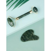 Double Ended Jade Roller & Gua Sha Set