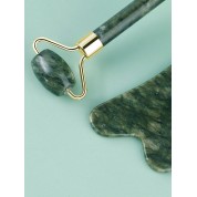 Double Ended Jade Roller & Gua Sha Set