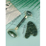 Double Ended Jade Roller & Gua Sha Set