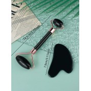 Dual Ended Jade Roller & Gua Sha Set