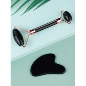 Dual Ended Jade Roller & Gua Sha Set