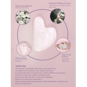 Mini White Jade Scraping Board For Massage