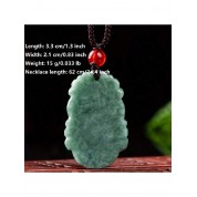 Zodiac Dragon Jadeite Pendant Necklace