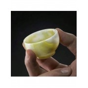 Natural White Jade Lantian Jade Cup