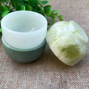 Natural White Jade Lantian Jade Cup