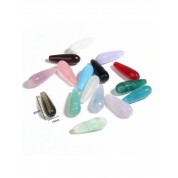 Natural Stone Waterdrop Shape Healing Beads