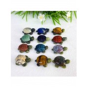 Natural Mixed Quartz Crystal Turtle Decor