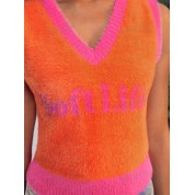 Jade Breyon Color Block Knitted Sweater