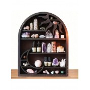 Moon Sun Shaped Crystal Display Shelf