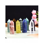 Natural Crystal Healing Reiki Stone Tower