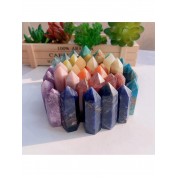 Natural Crystal Healing Reiki Stone Tower