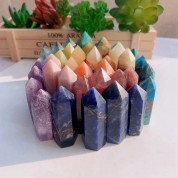 Natural Crystal Healing Reiki Stone Tower