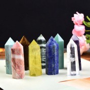 Natural Crystal Healing Reiki Stone Tower