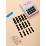 Elegant Green Jade Press-on Nails Set