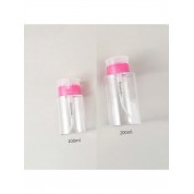 Versatile 100ml Pink Press Bottle For Travel